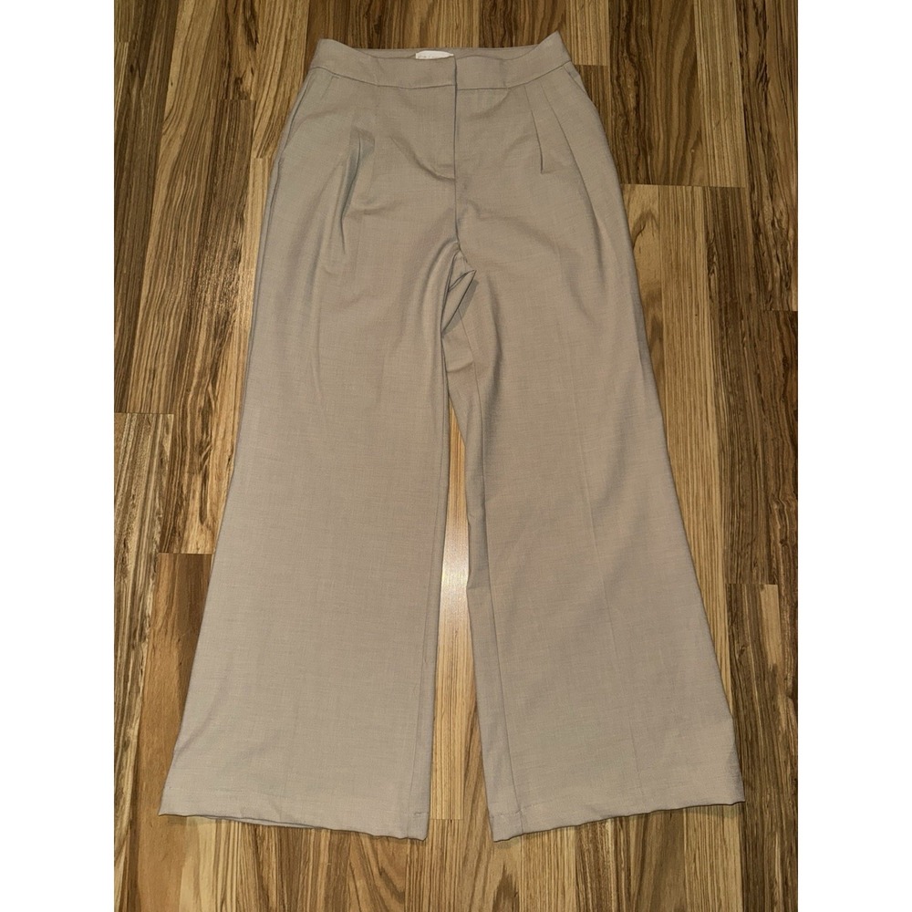 House Of Harlow Pants Size 6 Khaki Wide Leg Womens